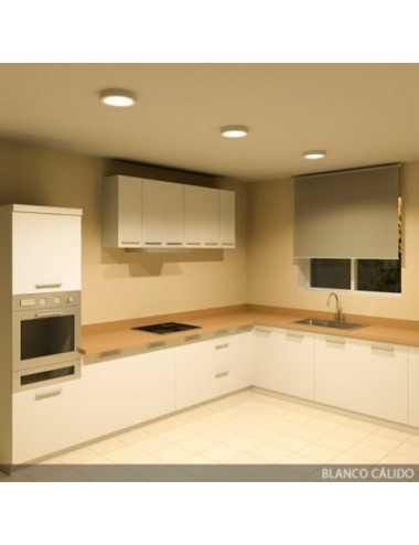 Pack 2 Plafones Superficie Led 18W 1190Lm 3000ºK Circular de 210mmx27 con Envío Gratis.