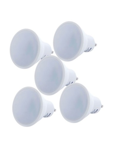 Pack 10 Bombillas LED GU10 6W 4200ºK con Envío Gratis.