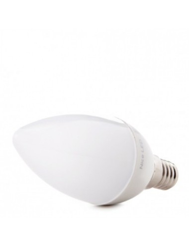 Pack 10 Bombillas LED E14 5W Tipo Vela 6000ºK con Envío Gratis.