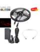 Tira de 300 LEDs 72W SMD5050 12VDC Rojo Transformador/Dimmer x5M y Envío Gratis