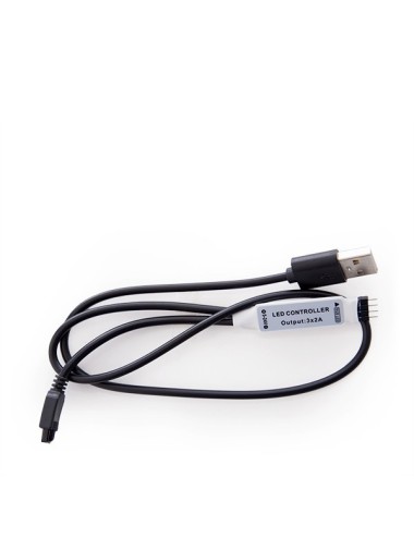 Kit Tira LED USB para TV 4 x 0,5M RGB Mando a Distancia y Envío Gratis