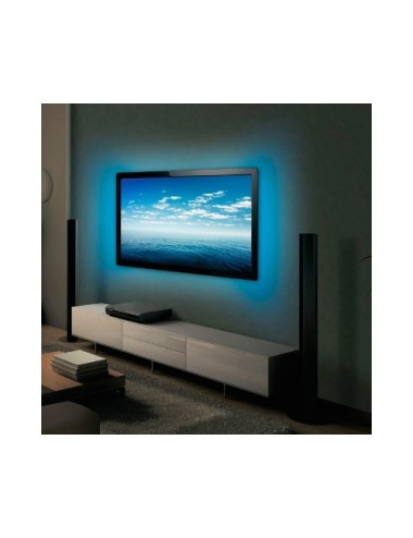 Kit Tira LED USB para TV 4 x 0,5M RGB Mando a Distancia y Envío Gratis