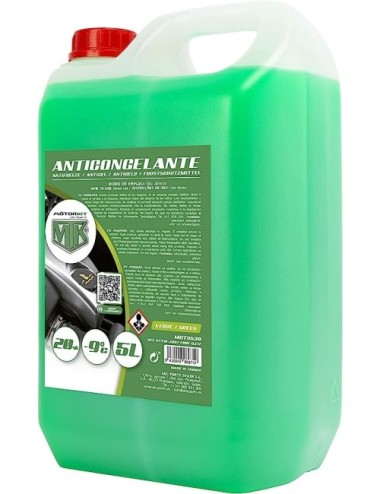 Anticongelante, 5L, 20 %, Verde, Orgánico con Envío Gratis