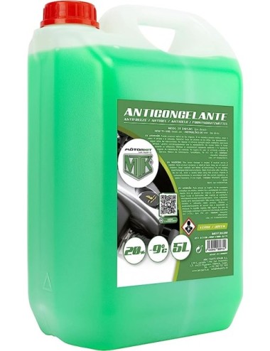 Anticongelante, 5L, 20 %, Verde, Orgánico con Envío Gratis