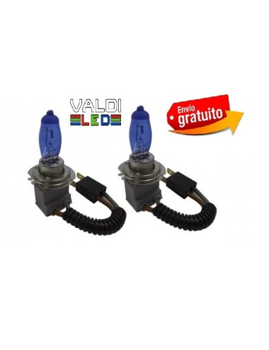 Kit 2 Bombillas Hod Cerámica Ultrablancas H7 100w 12v Con Envío Gratis