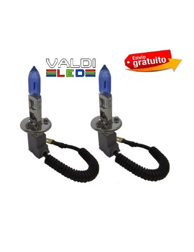 Kit 2 Bombillas Hod Cerámica Ultrablancas H1 100w 12v Con Envío Gratis