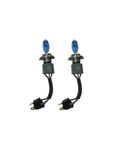 Kit 2 Bombillas Hod Cerámica Ultrablancas H4 100w 12v Con Envío Gratis