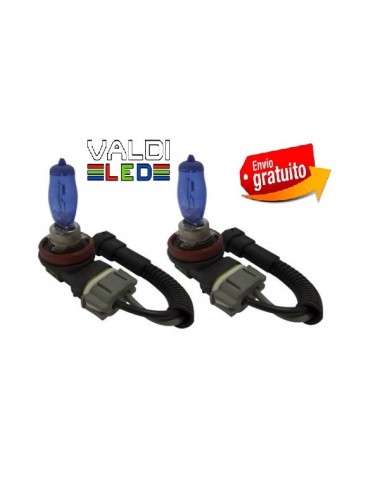 Kit 2 Bombillas Hod Cerámica Ultrablancas H11 100w 12v efecto xenon Con Envío Gratis.