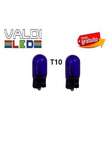 Bombilla T10 Efecto Xenón 2und Con Envío Gratis