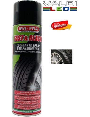 Abrillantador de Neumáticos 500 ML SPRAY PARA NEUMÁTICOS Con Envío Gratis.