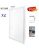 Pack de 2X Panel Led 60X60 Cm 40W 6000K Luz Fría 6000k Con Envió Gratis