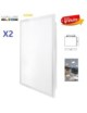 Pack de 2X Panel Led 60X60 Cm 40W 4200K Luz Neutra 6000k Con Envió Gratis