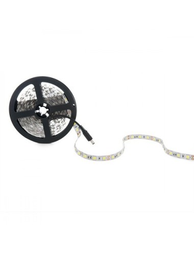 Tira 12v de 300 LED 72W Ip25 3000ºK SMD5050 x5 Metros, Blanco Cálido con Envío Gratis.