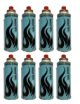 Pack de 8 cartuchos de gas 227g, Gas Zone con Envío gratis