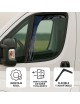 Juego 2 Deflectores de Viento para Fiat Ducato, Boxer, Jumper 2006-2024 y Opel Movano 2023-2024