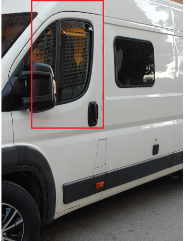 Juego 2 Deflectores de Viento para Fiat Ducato, Boxer, Jumper 2006-2024 y Opel Movano 2023-2024