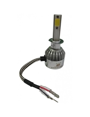 Kit de Led H1 de color blanco puro 6000K, para 12V, de 18W, para bombillas H1.