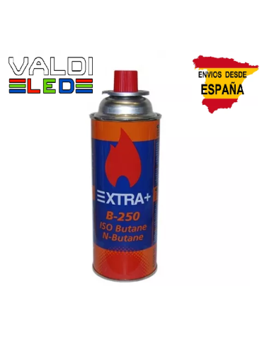 Pack de 8 Bombonas Gas de 227Gr Con Envío Gratis, Extra+.
