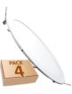 Pack 4 Placas LED 18W 1409Lm 4000ºK Circular para empotrar de 225mm con Envío Gratis.