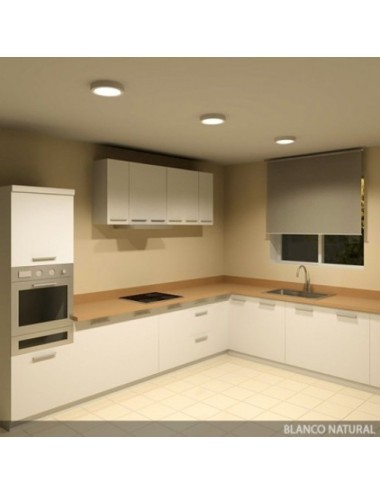 Pack 2 Plafones Superficie Led 18W 4200ºK Circular de 210mmx27 con Envío Gratis.